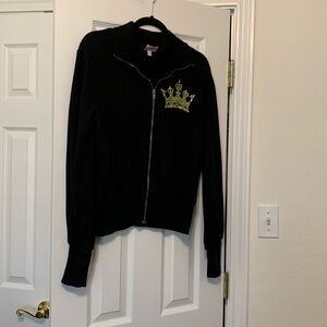 Yvette mandell jacket with bling on front